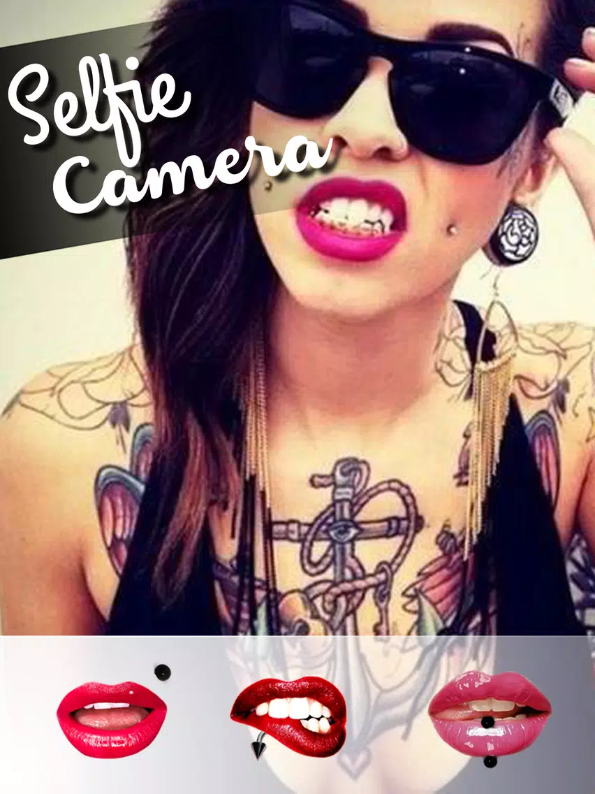 Eye Makeup and Face Piercing iPad  Screenshots
