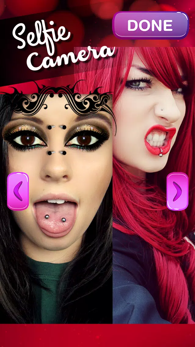 Eye Makeup and Face Piercing Screenshots