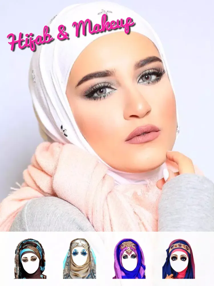 تصاویر Hijab Style.s & Makeup Frame.s - Muslim Dress Up iPad 