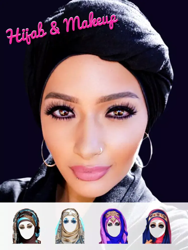 تصاویر Hijab Style.s & Makeup Frame.s - Muslim Dress Up iPad 