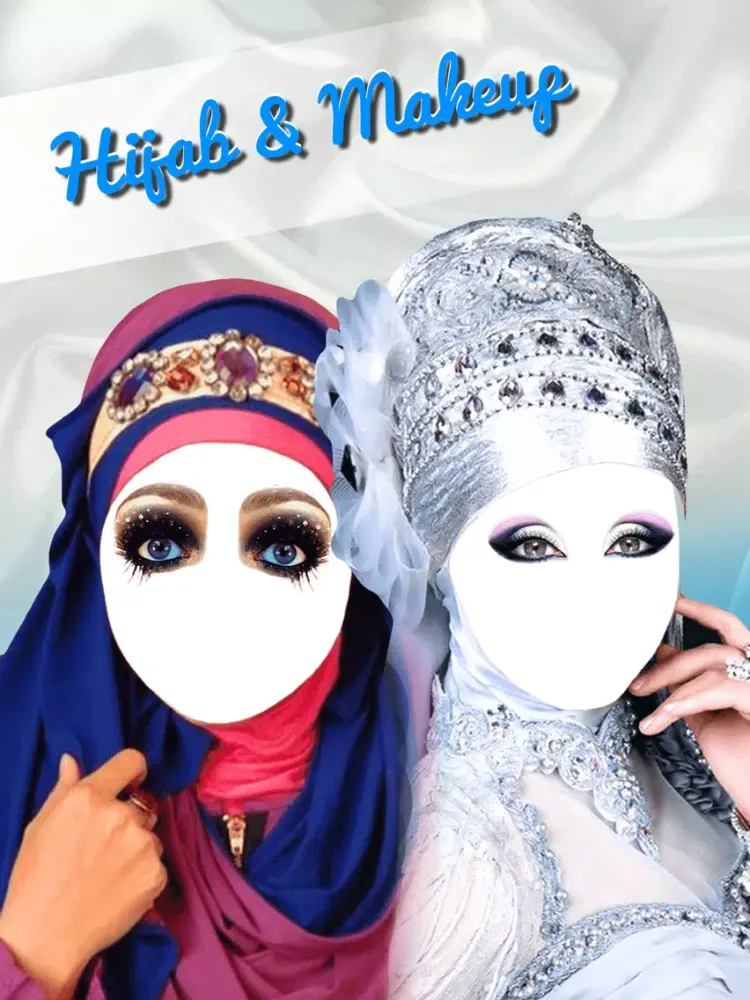 تصاویر Hijab Style.s & Makeup Frame.s - Muslim Dress Up iPad 