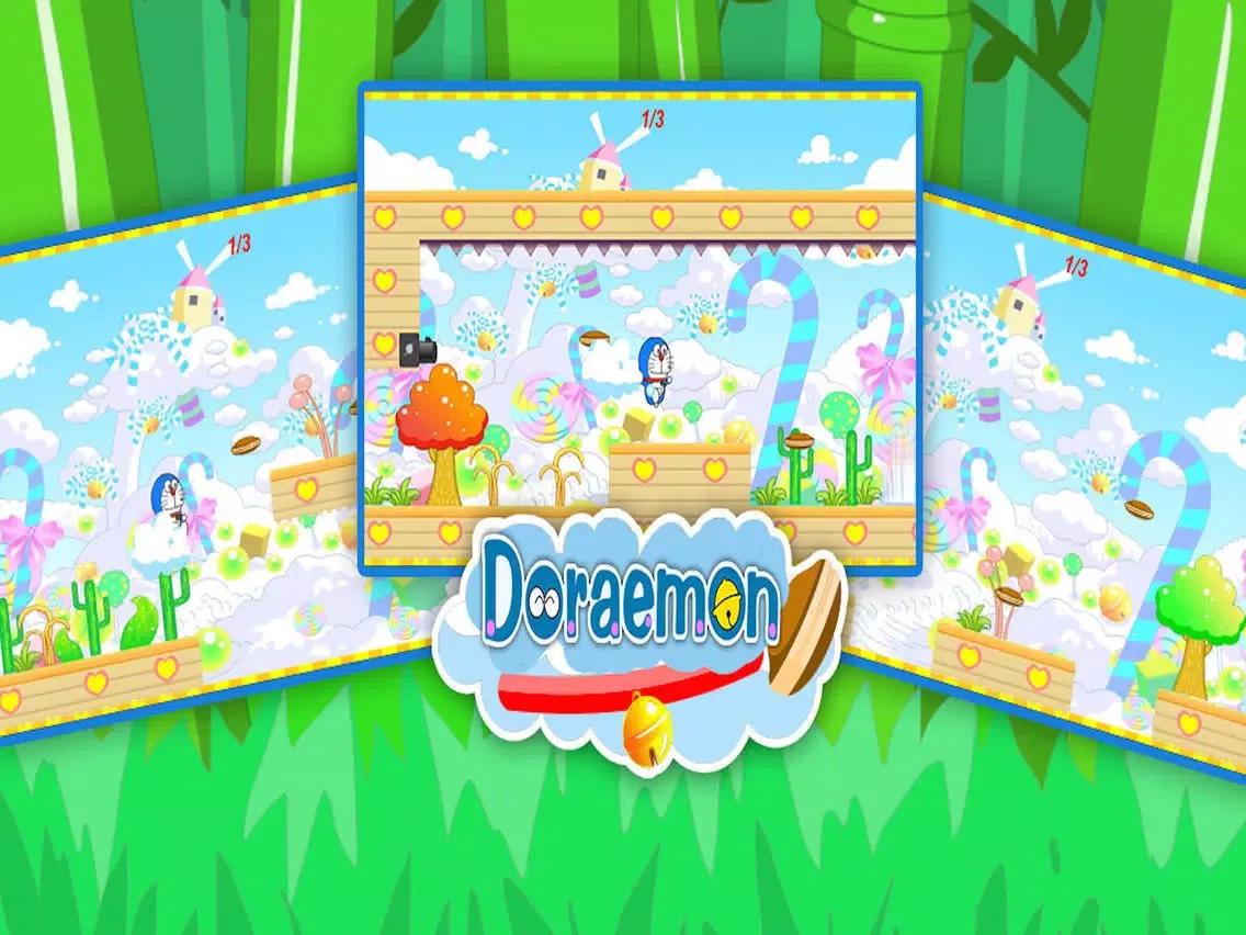 Capturas de tela do Doraemon vs Donuts iPad 