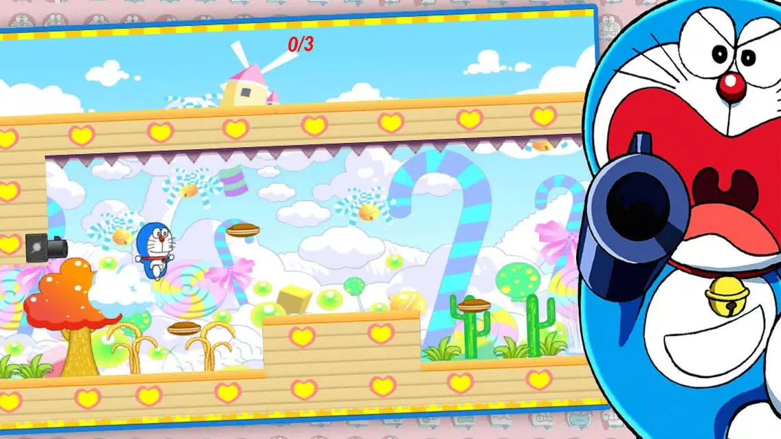 Capturas de tela do Doraemon vs Donuts