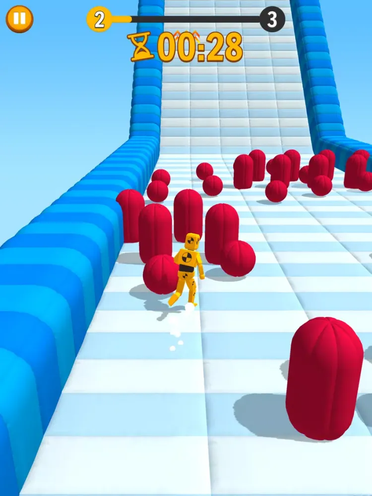 Crazy Ragdoll Run 3D iPad  स्क्रीनशॉट