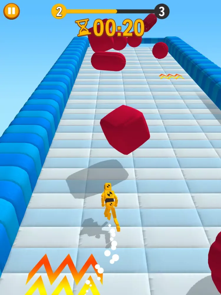 Crazy Ragdoll Run 3D iPad  स्क्रीनशॉट