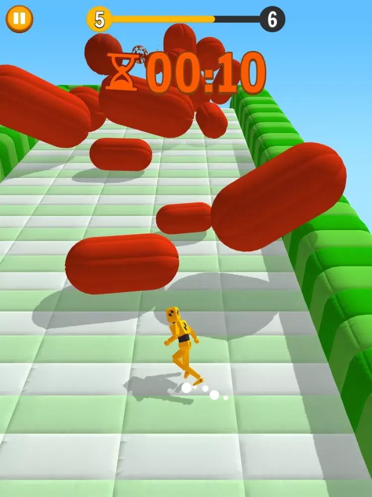 Crazy Ragdoll Run 3D iPad  स्क्रीनशॉट