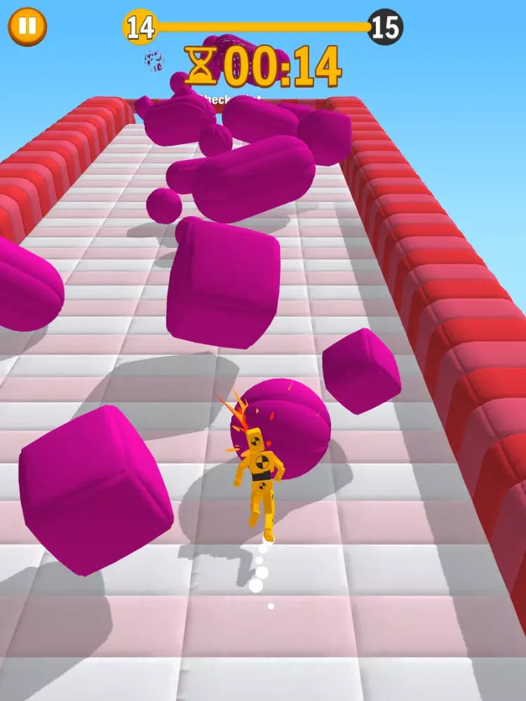 Crazy Ragdoll Run 3D iPad  स्क्रीनशॉट