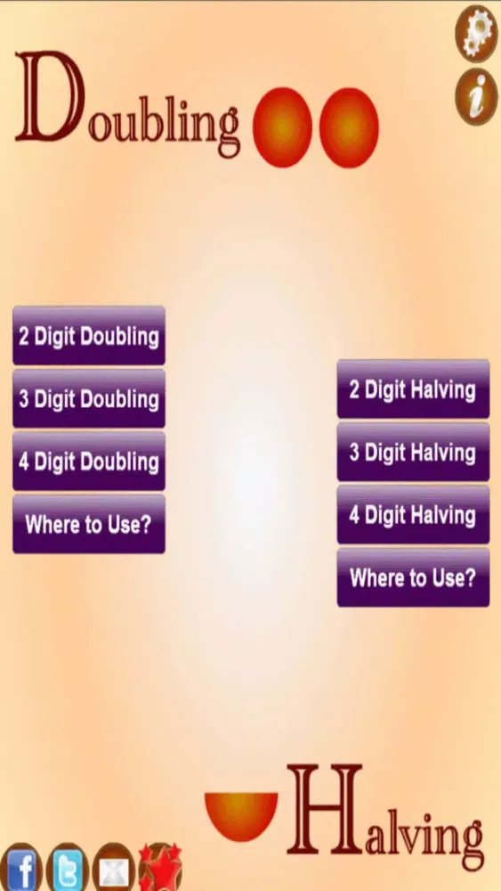Capturas de pantalla de Mental Math Challenge Doubling And Halving