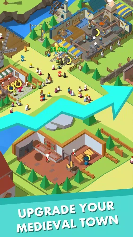 Idle Medieval Town Screenshots