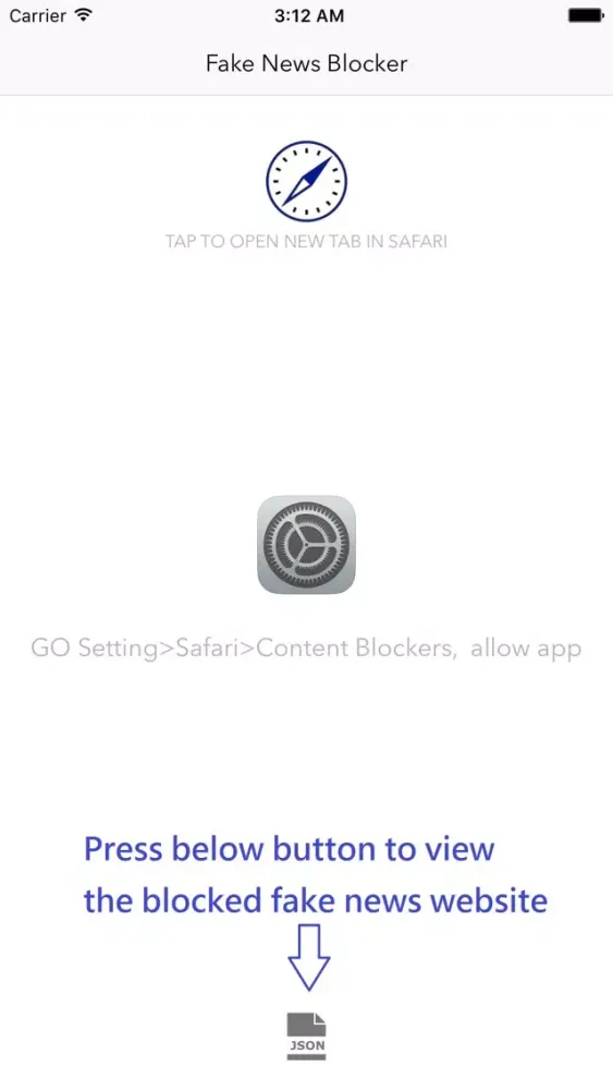 Fake news blocker سکرین شاٹس