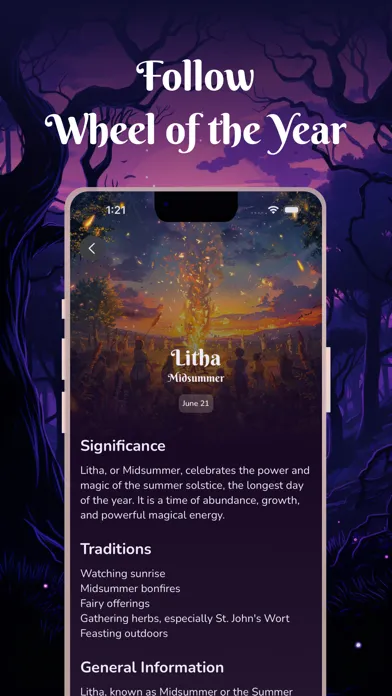 Tangkapan layar Witchcraft & Wicca - Coven App