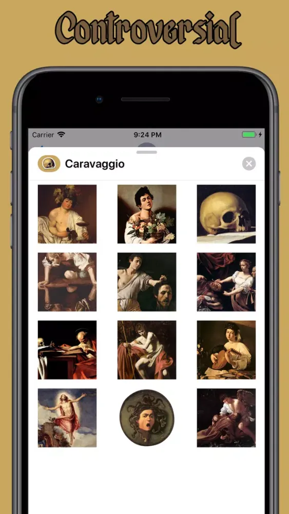 Скриншоты Caravaggio Stickers