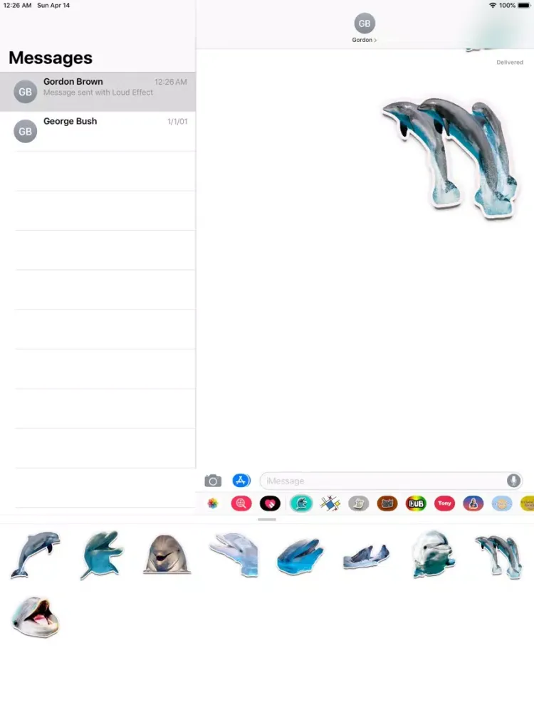 Cute Dolphins iPad  স্ক্রিনশট
