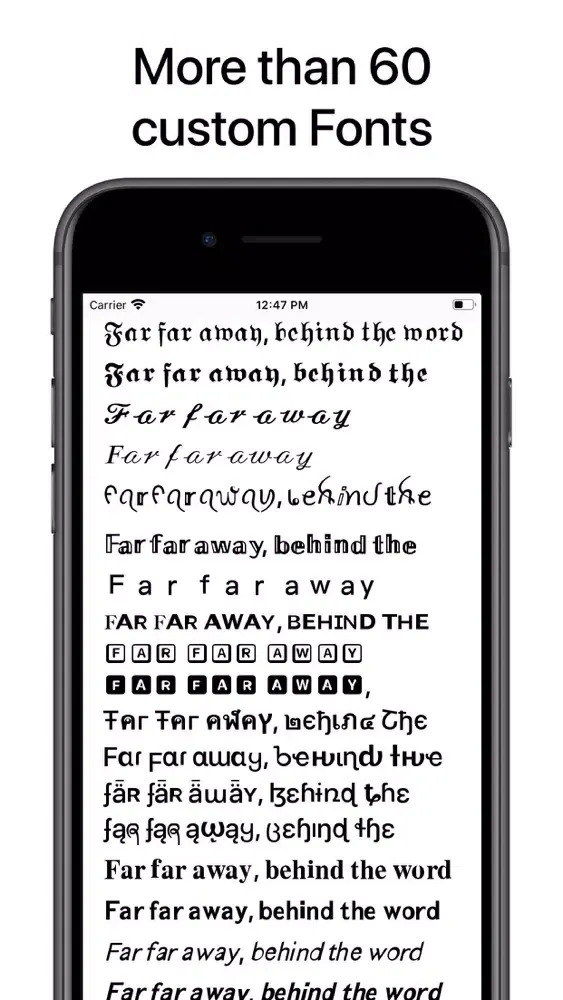 ภาพหน้าจอของ Fonts - Insta Emoji Keyboard