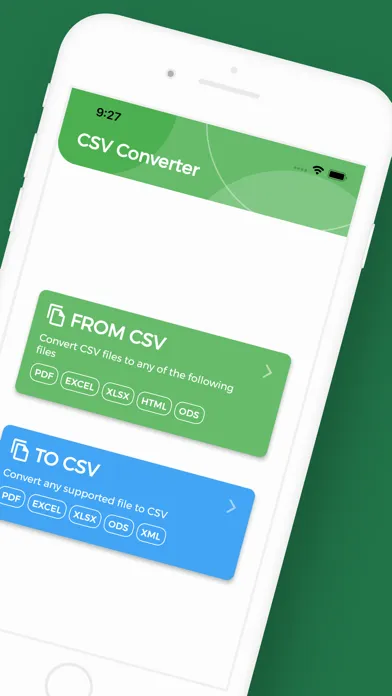 CSV Converter, CSV to PDF Screenshots