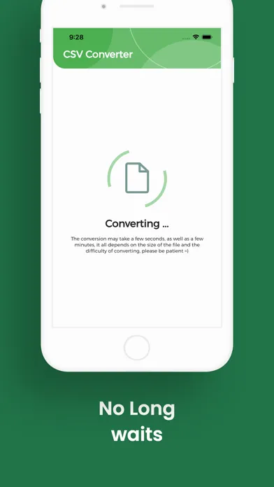 CSV Converter, CSV to PDF Screenshots