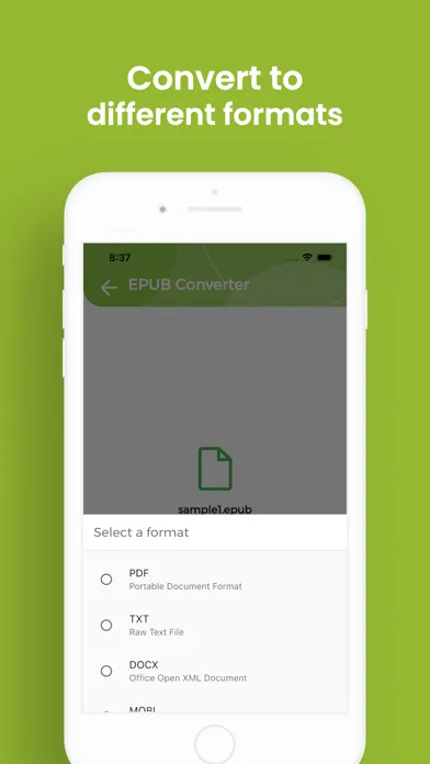 EPUB Converter, EPUB to PDF Screenshots