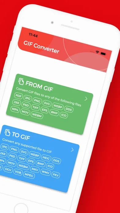 Capturas de tela do GIF Converter, GIF to MP4