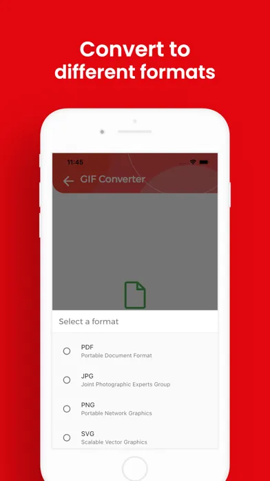 Capturas de tela do GIF Converter, GIF to MP4