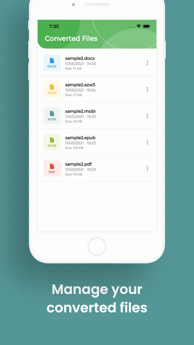 MOBI Converter, MOBI to EPUB স্ক্রিনশট