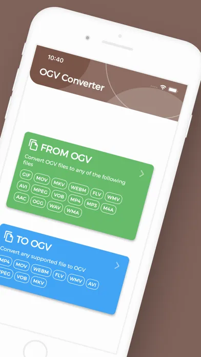 Zrzuty ekranu OGV Converter, OGV to MP4