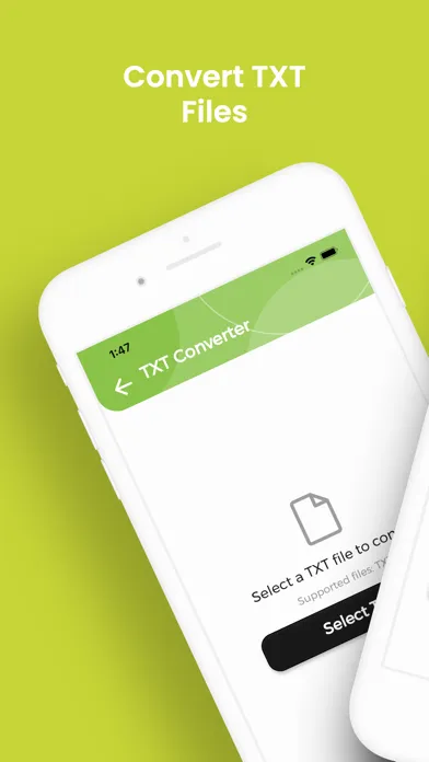 Captures d'écran de TXT Converter, TXT to WORD