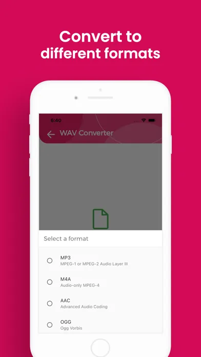 WAV Converter, WAV to MP3應用截圖