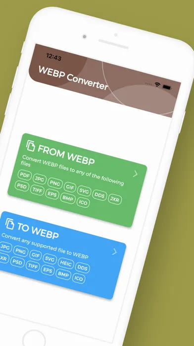 WEBP Converter, WEBP to GIF 스크린샷