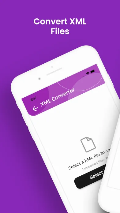 ภาพหน้าจอของ XML Converter, XML to PDF