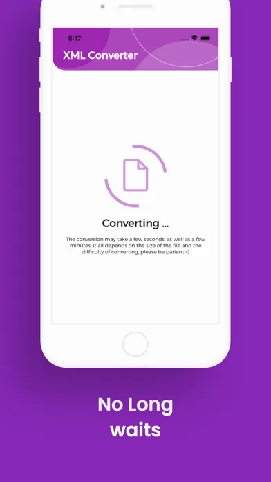 ภาพหน้าจอของ XML Converter, XML to PDF