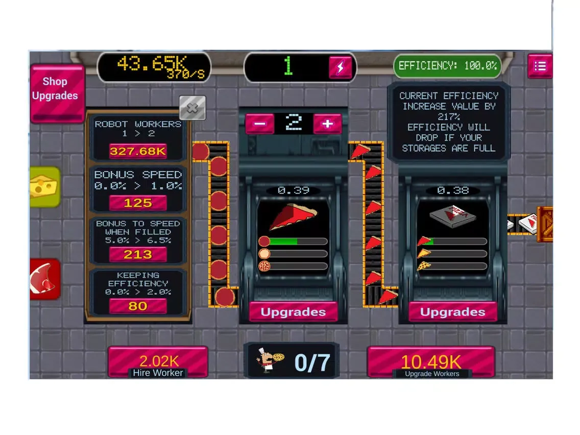 تصاویر Idle Pizza Factory iPad 