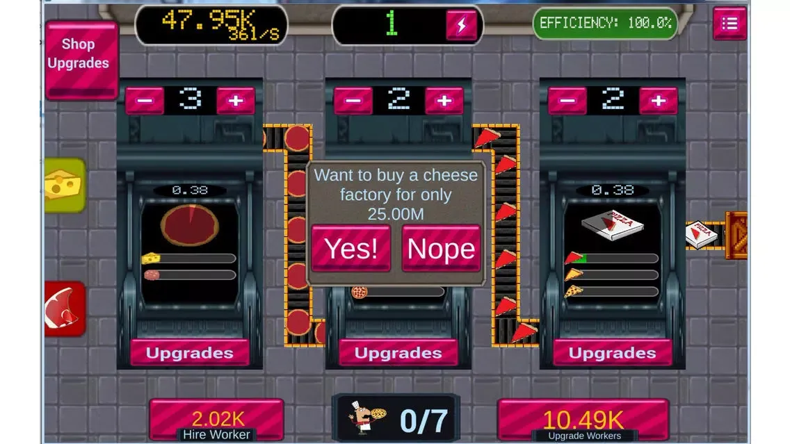 تصاویر Idle Pizza Factory