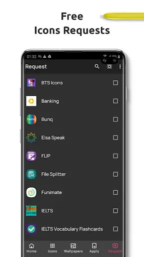 Скриншоты One UI Icon Pack & Wallpapers