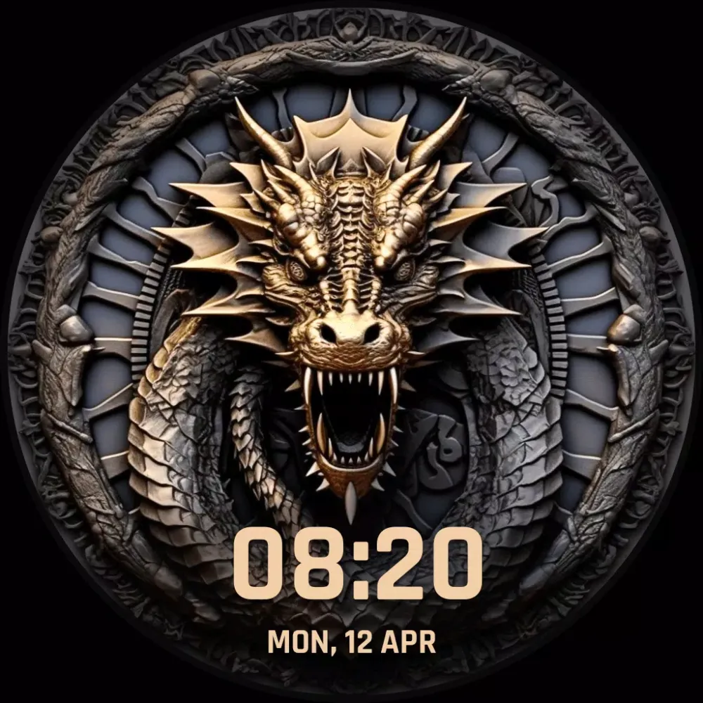Dragon Watchfaces: Wear OS スクリーンショット