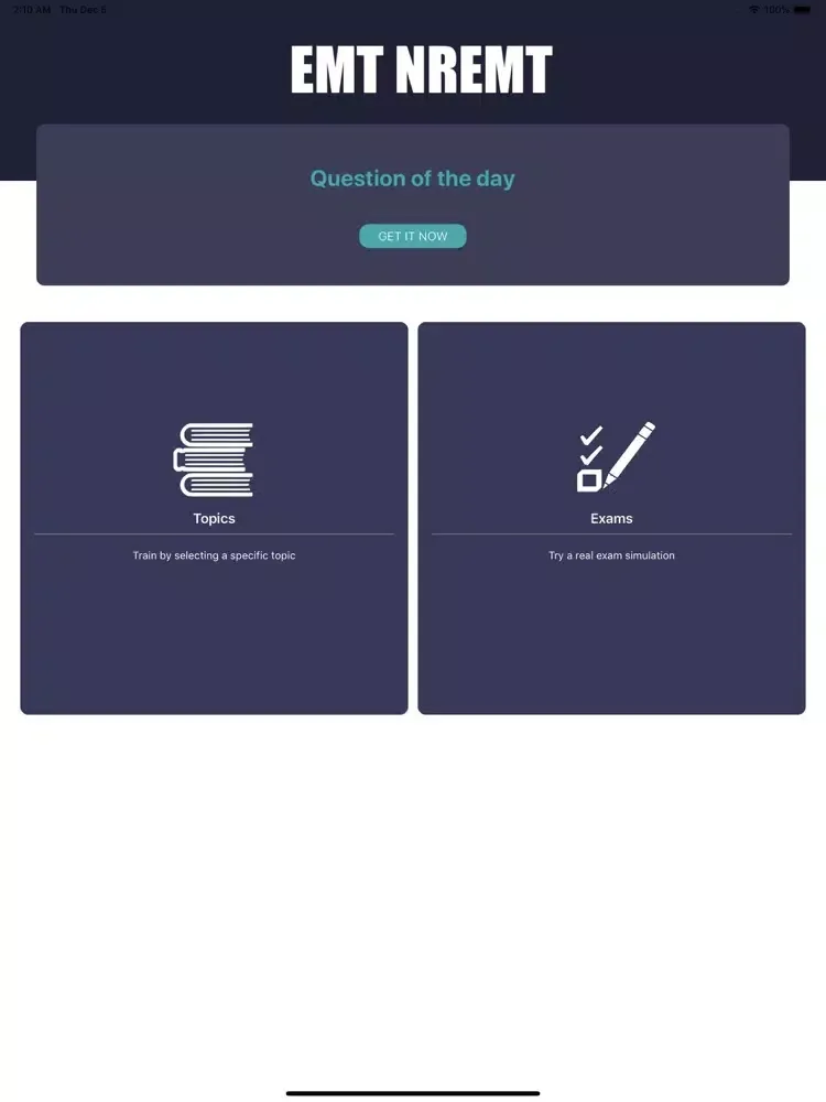 ภาพหน้าจอของ EMT Exam Prep 2020 PRO iPad 