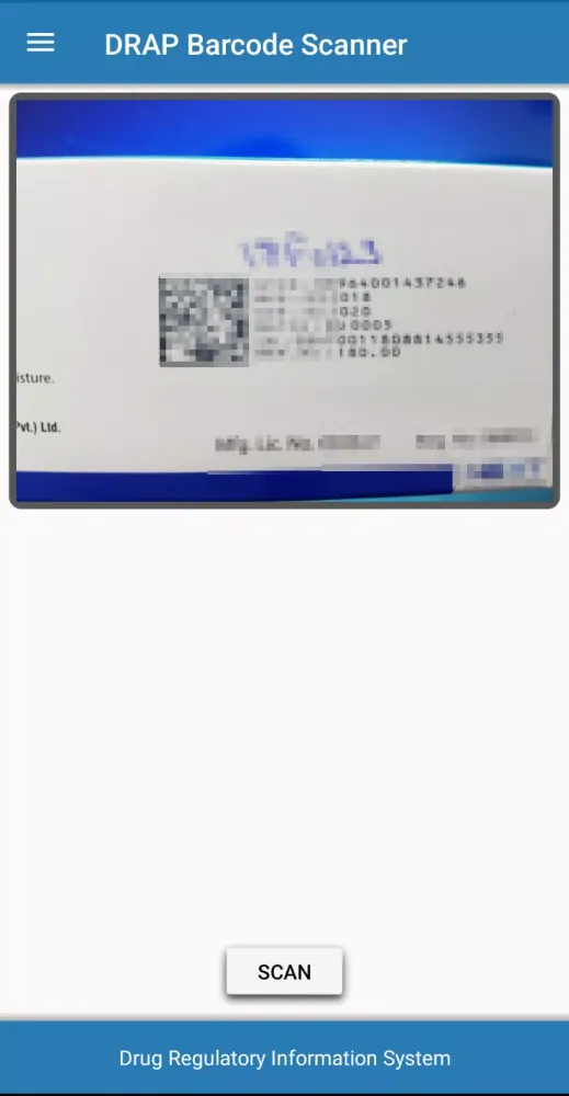DRAP Barcode Scanner Ekran Görüntüleri