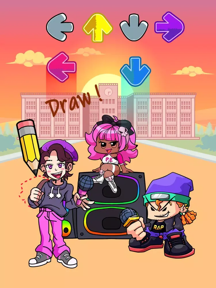 تصاویر Draw Puzzle Friday Night Music iPad 