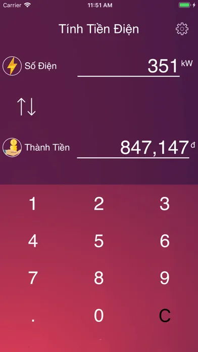 Capturas de tela do Tính Tiền Điện 2024