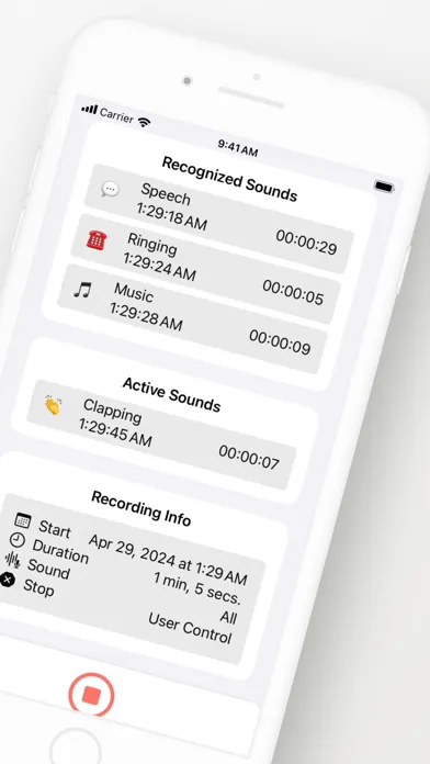 Tangkapan skrin Recordi - AI Sound Recorder