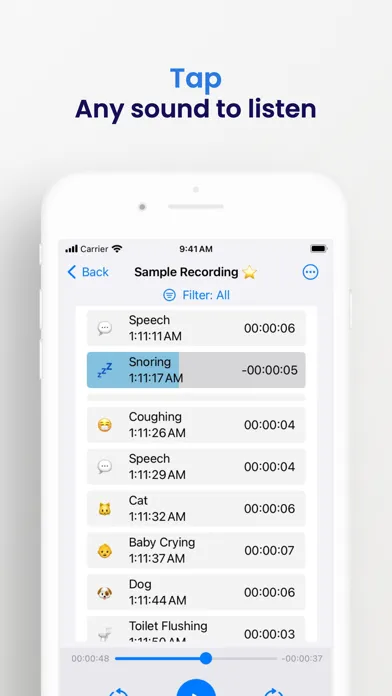 Tangkapan skrin Recordi - AI Sound Recorder