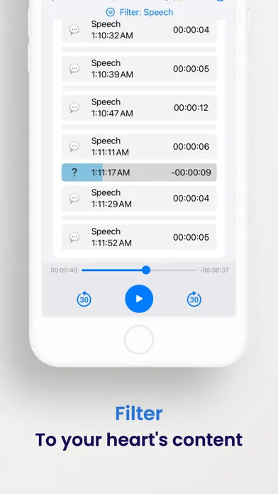 Tangkapan skrin Recordi - AI Sound Recorder