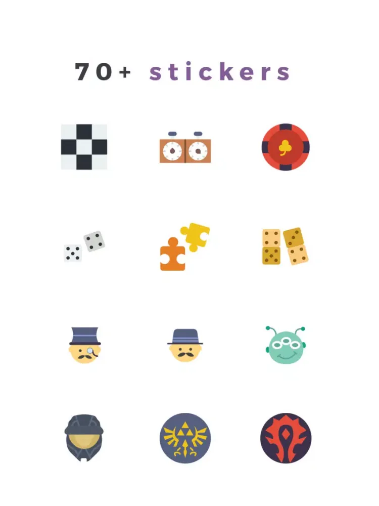 Скриншоты Games Stickers iPad 