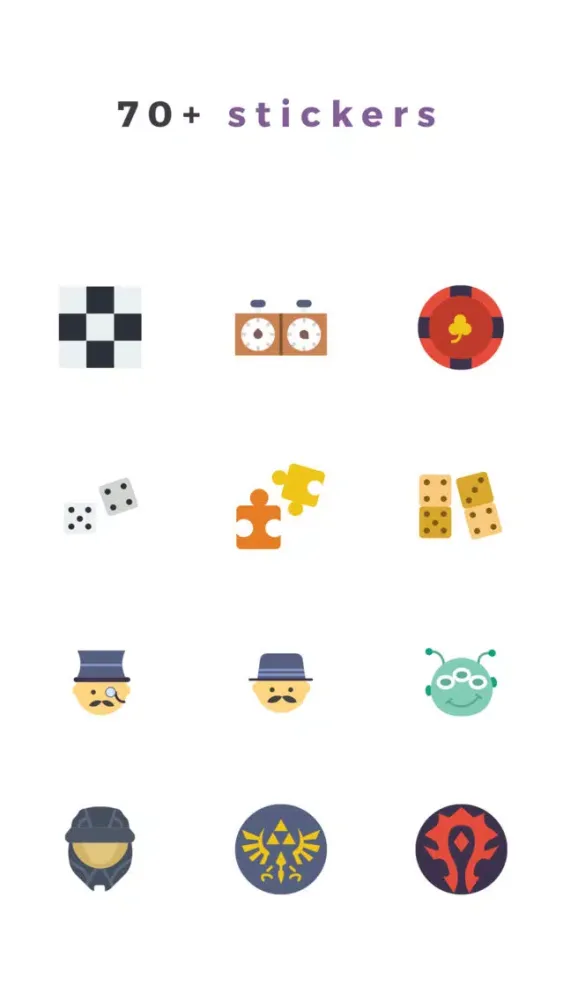 Скриншоты Games Stickers