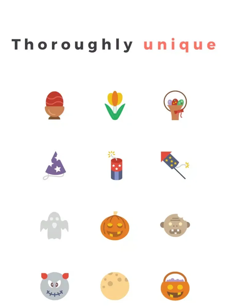 Holidays emoji iPad  Screenshots