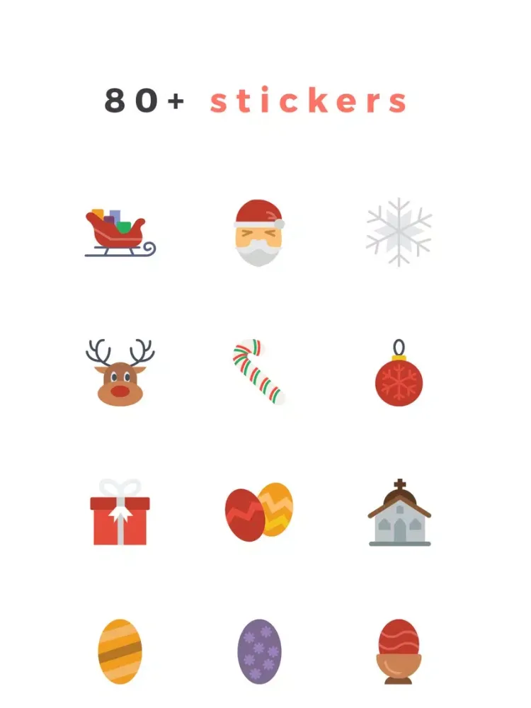 Holidays emoji iPad  Screenshots
