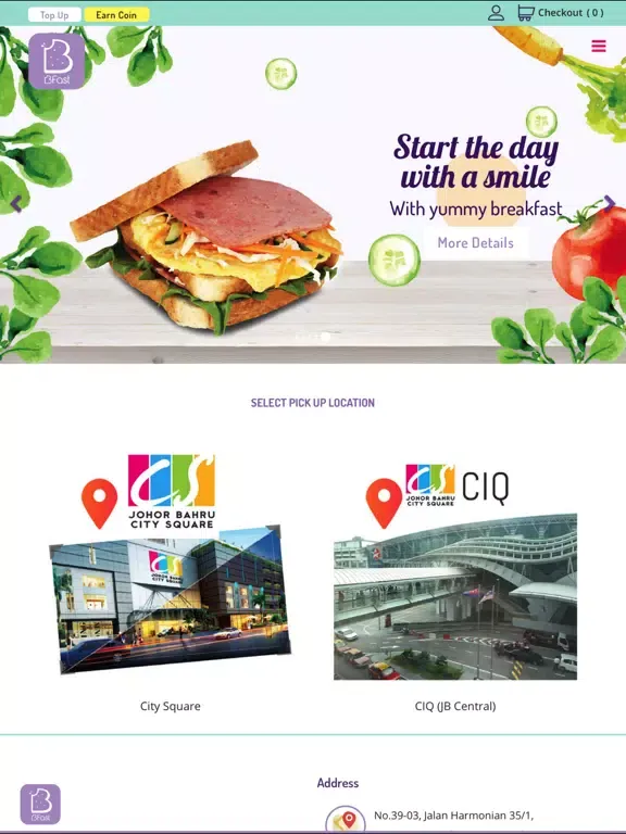BFast iPad  स्क्रीनशॉट