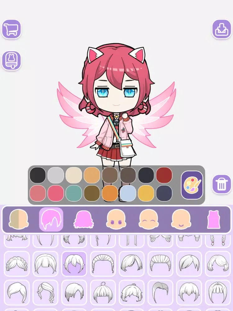 Vlinder Doll - Dress Up Game iPad  Screenshots