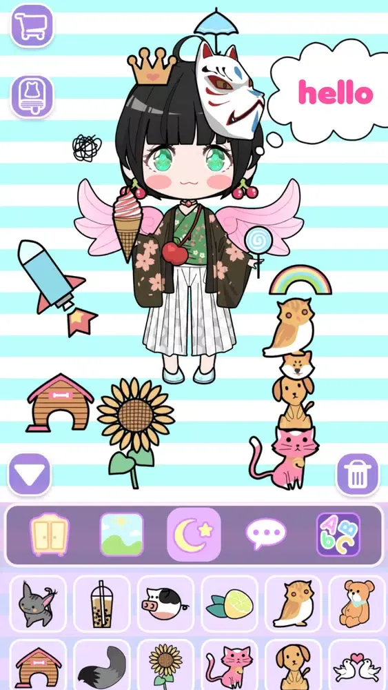 Vlinder Doll - Dress Up Game Screenshots