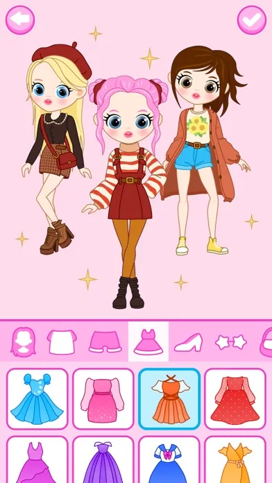 Zrzuty ekranu Dress up Games for Little Girl