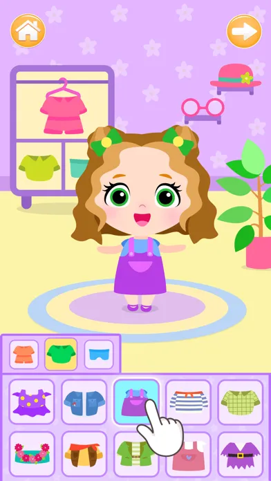 Zrzuty ekranu Dress up Games for Little Girl
